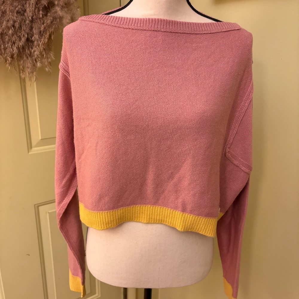 NWT FP WE THE FREE Into the Blue Pullover size S